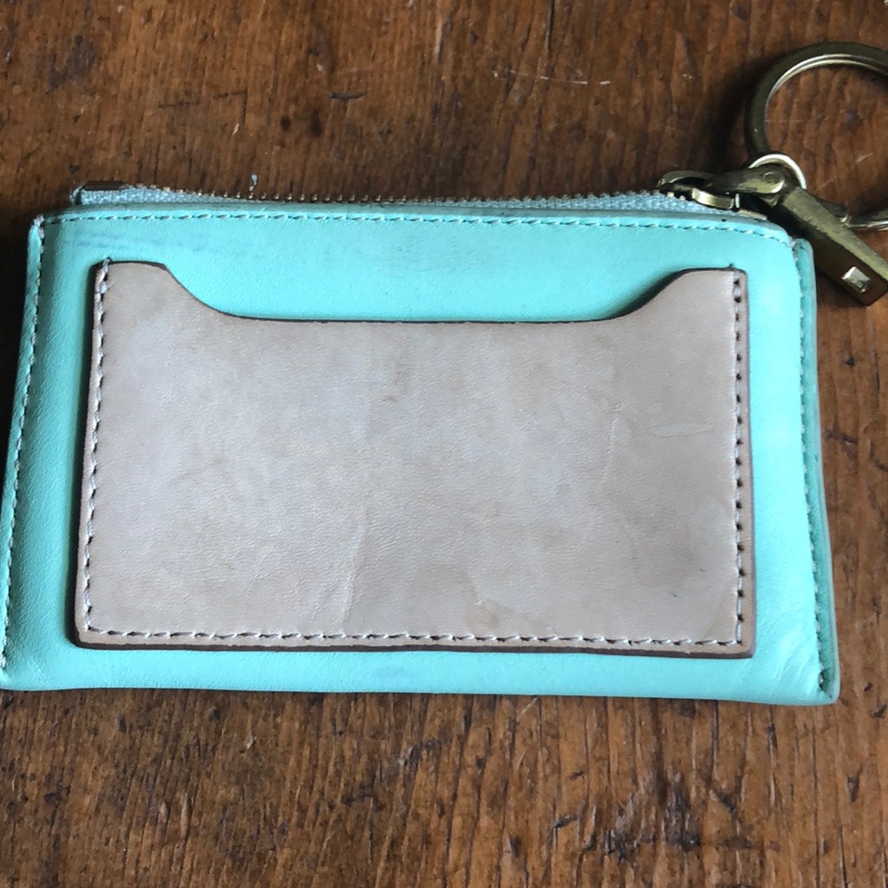 J. Crew credit card wallet and key chain